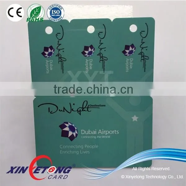 Free design Off-set Printing PVC membership card / PVC Combo card with magnetic stripe