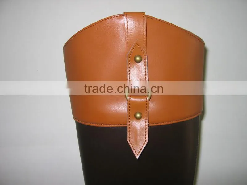 Mens Waterproof Leather Boots Winter Riding Boots HP-02