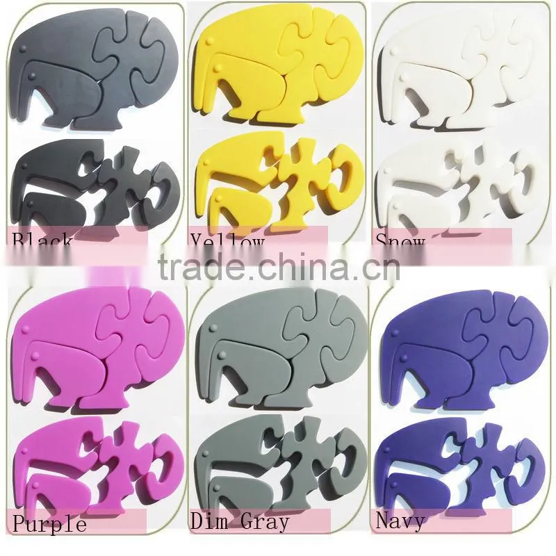 plastic cartoon animal baby teethers