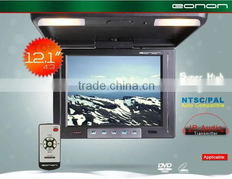 EONON 12.1" E0436 Car Flip Dowm Monitor