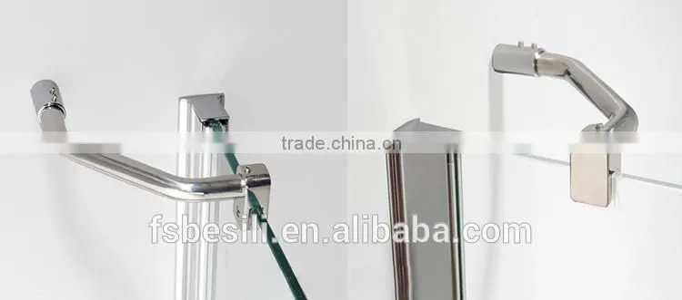 Bathroom shower glass blocks
