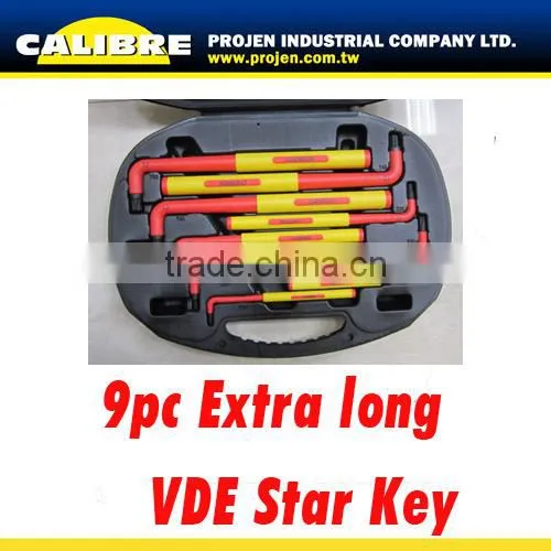 CALIBRE 9pc 1000v insulated tools 3/8"Dr.Reversible Ratchet Set