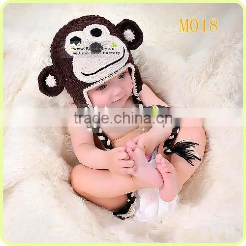 baby crochet beanie monkey hats crochet pattern infant caps