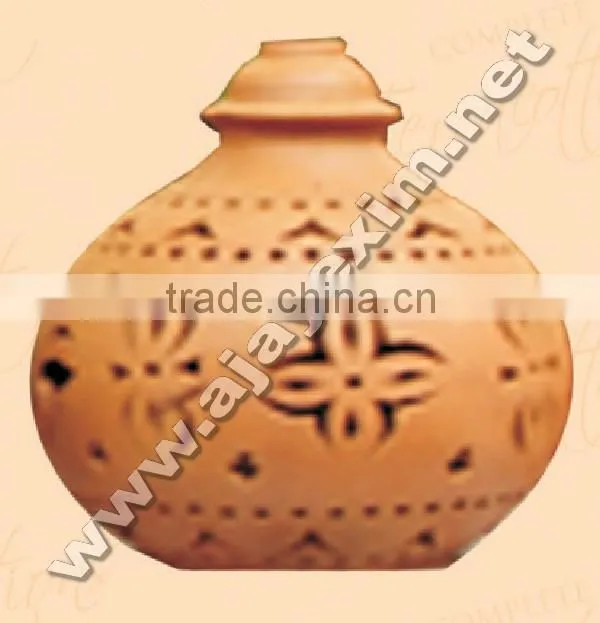 Small Round Clay Lamp Shade