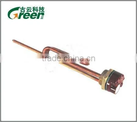 Immersion heater with thermostat