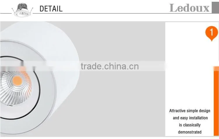 Surface mounted led ceiling light 9watt replaced light source