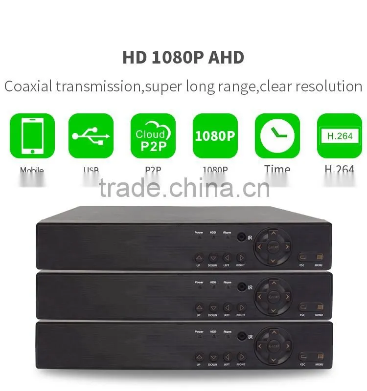 Vitevision AHD/Analog/IP Hybrid Rohs H.264 8ch 4ch 16 Channel NVR 1080P