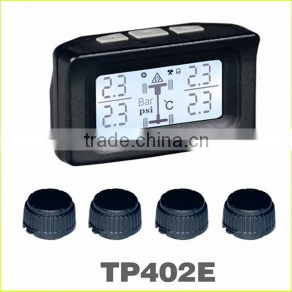 For universal car/bus/truck CE wireless LCD digital monitor internal external truck tpms sensor