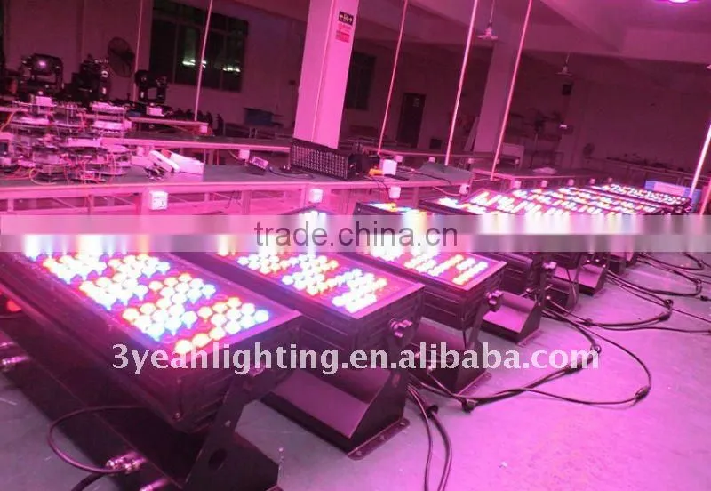 3W x 108 waterproof RGBW high power led wall washer light