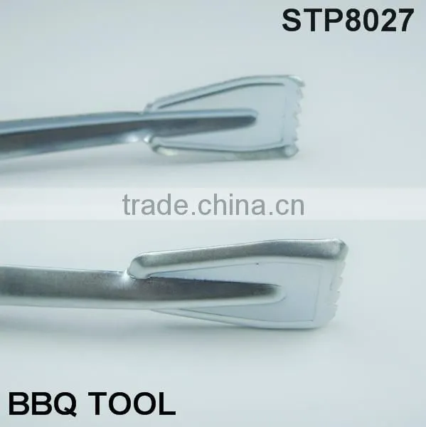 stainless steel bbq pliers food tongs