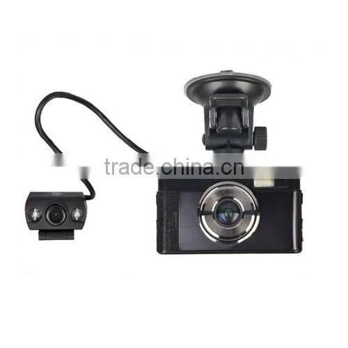3.0 inch HD1080P 5.0MP dual camera car dvr full hd 1080p car camera