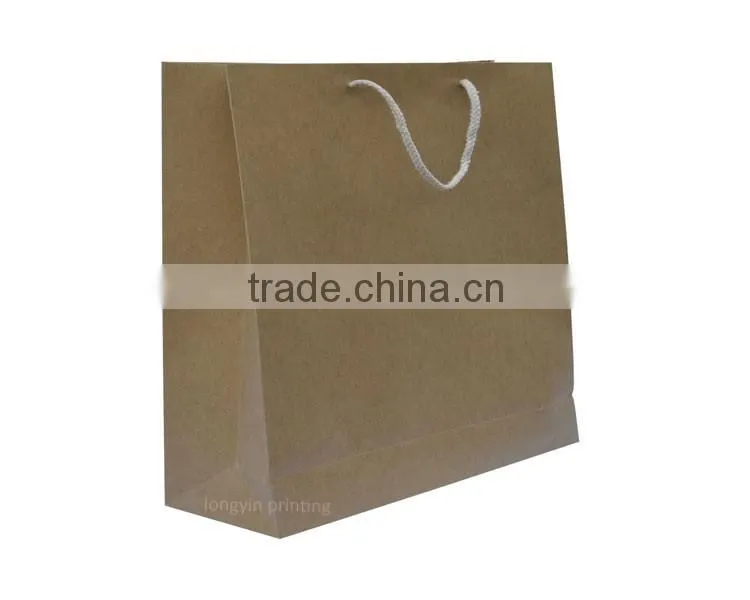 Colorful kraft paper bag, art paper bag printing