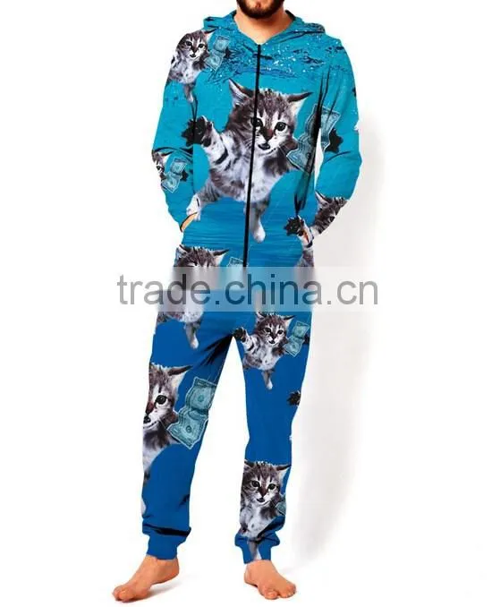 custom made adult print adult heated onesie