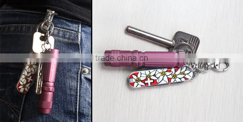 Waterproof mini led flashlight TANK007 E09 hand led torch