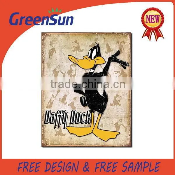 Excellent quality Discount vintage tin signs custom tin sign