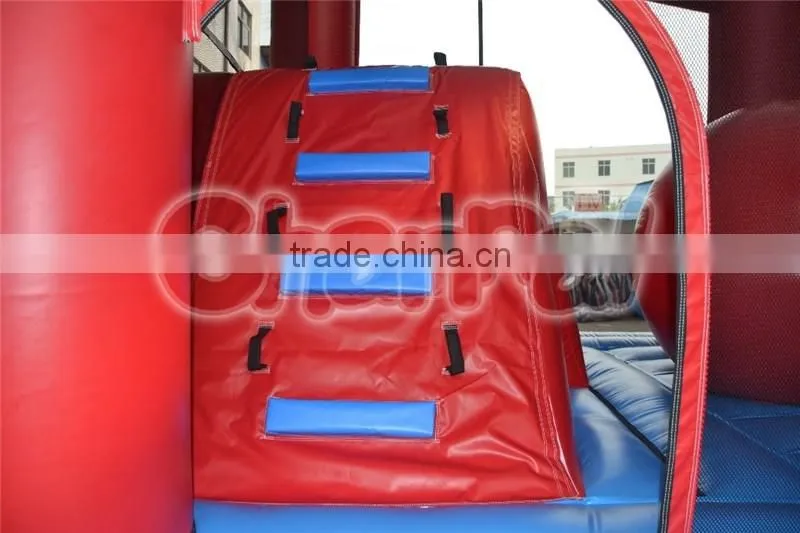Hot selling giant inflatable wipe out big ball game for adult and kids