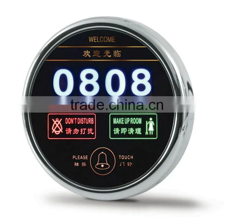 hotel room touch screen panel switch(with DND,DOORBELL,CLEAN,WAIT) clean hotel switch
