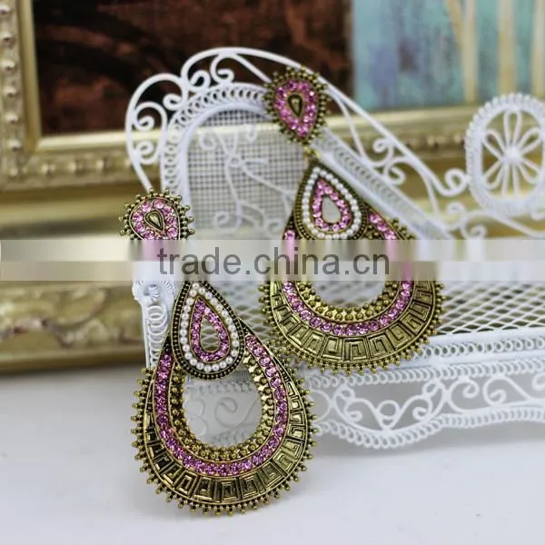 yiwu antique hanging bali dubai gold jewelry earring