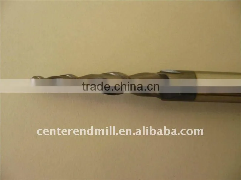 Tungsten carbide long neck square end mill