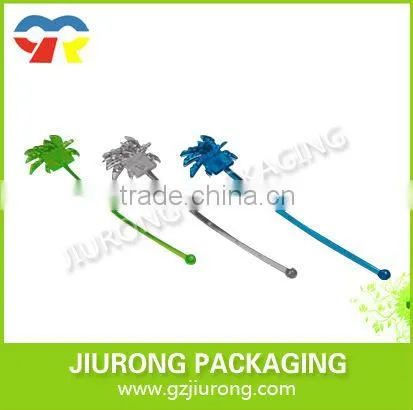 Disposable plastic different colors and shape fruit pick