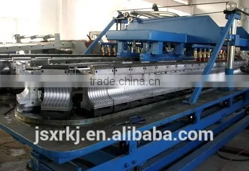 China manufacturer double wall corrugated hdpe pipe machine