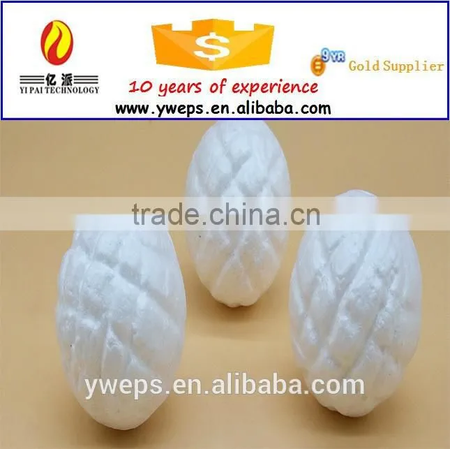 Artificial polystyrene foam white golf ball