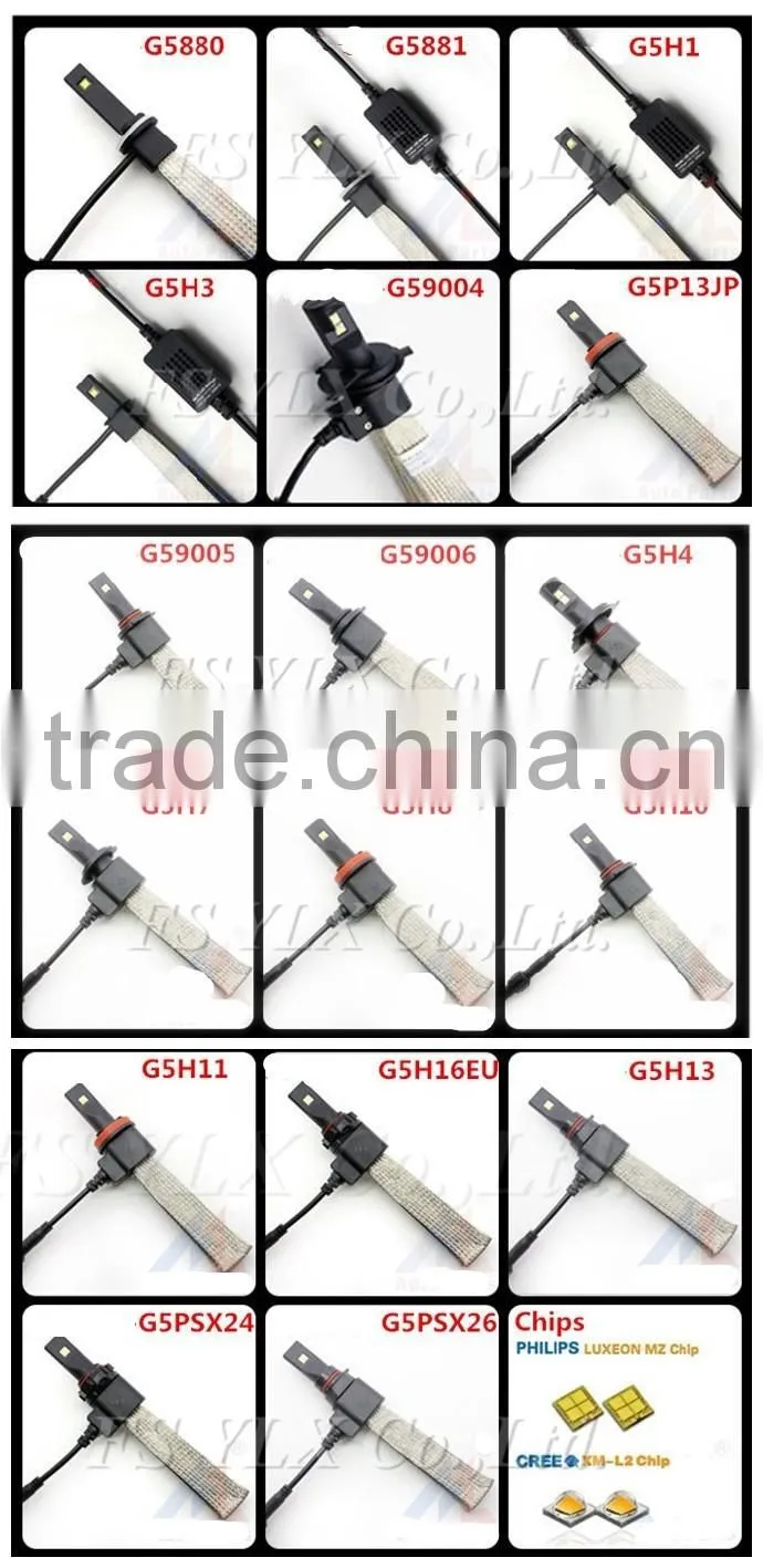 H4 Led Headlight Bulbs in Car Light Source Hi/Lo Beam Motorbike Front Head DRL Fog Driving Lamp Lighting Head Light