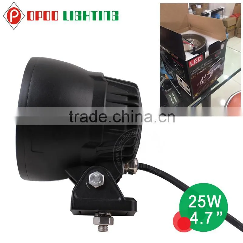 Super Bright 4.7'' 25w roof light car auto offroad led work light