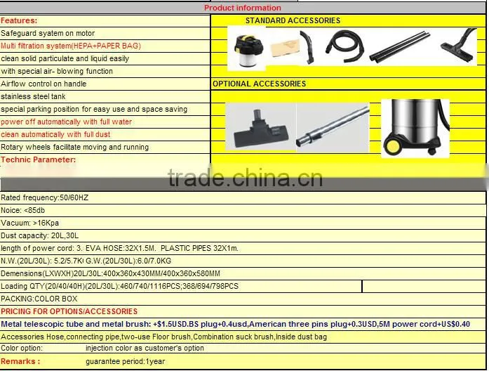 Wet and Dry Vacuum Cleaner