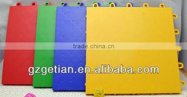 suspended plastic flooring, removable indoor flooring cover for sports