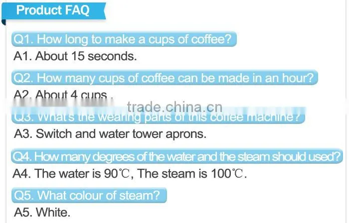 4l stainless steel professional espresso coffee maker machine