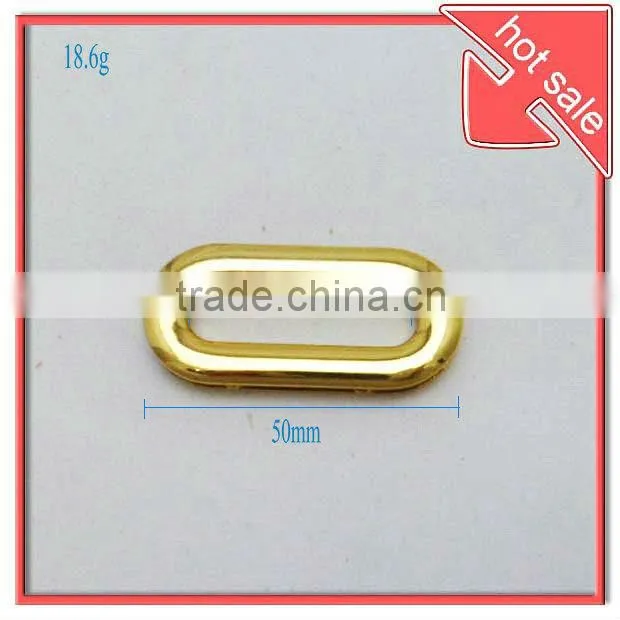 shiny metal gold oval eyelet for bag accessory