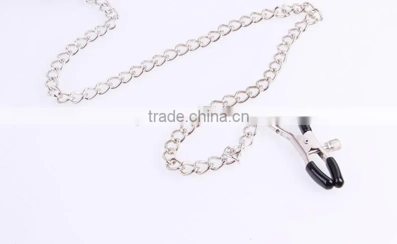 New labia clip and long nipple clamps, Heathful Gay sex toys Stainless Steel Metal Massage