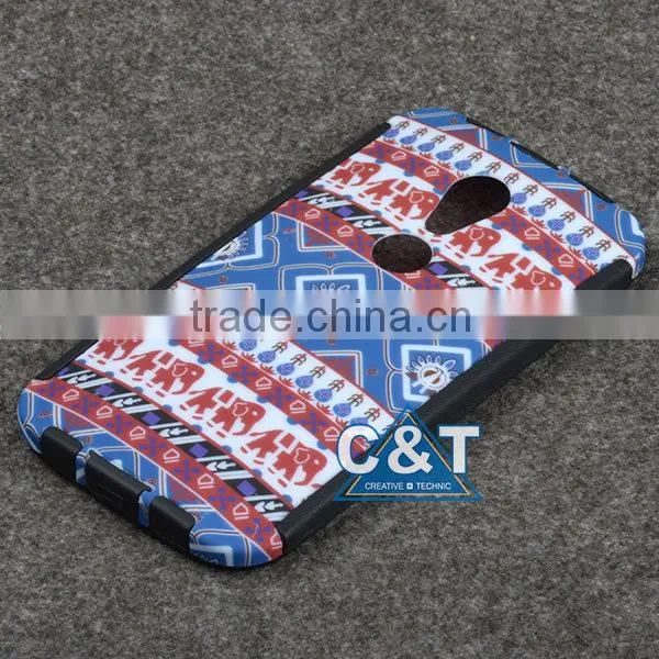 C&T Cute Love Pattern Design For Motorola Moto G 2nd Generation Case