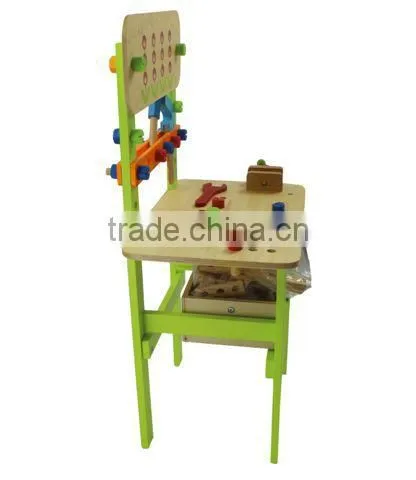 2013 New design , hot selling wooden work bench &educational for children toys