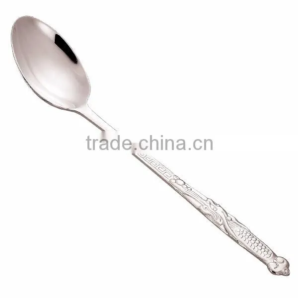 Solid Serving Spoon Stainless Steel silver dispenser spoon Mirror Finish serveware for Elegant Buffet Serving