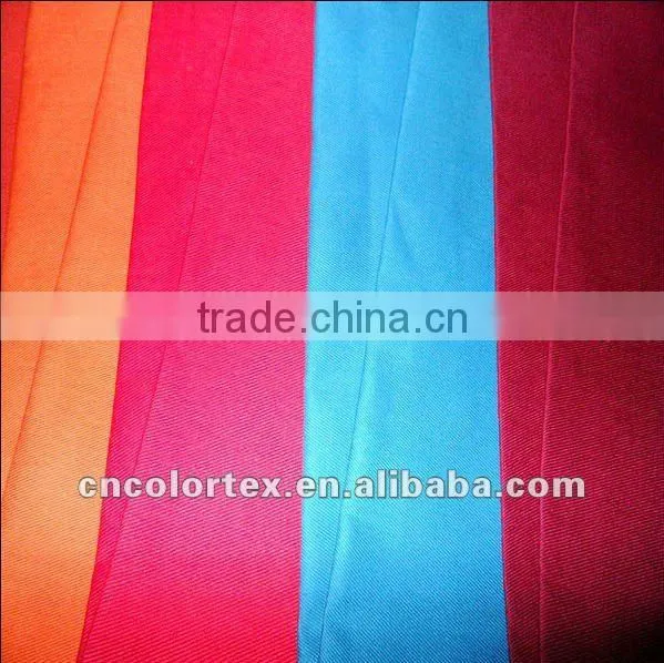For workwear or pants wholesale QCW polyester cotton twill fabric