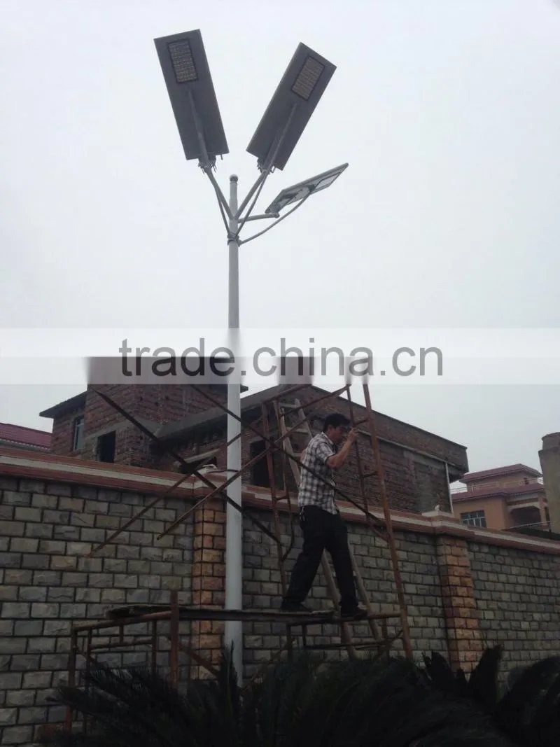 60W LED Integrated solar park lot lighting