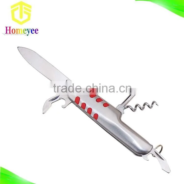 Multi Function Pocket Folding Stainless Steel Knife