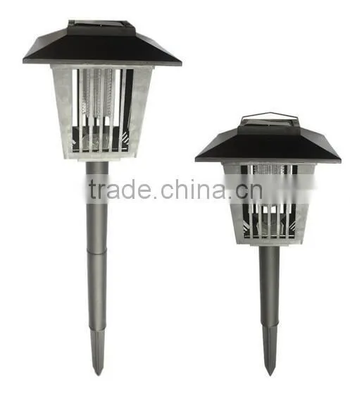 hot selling pest repeller!Easy to use IP65 Solar UV Pest Trap Zapper for Garden/farm Outdoor Mosquito Flying Insect