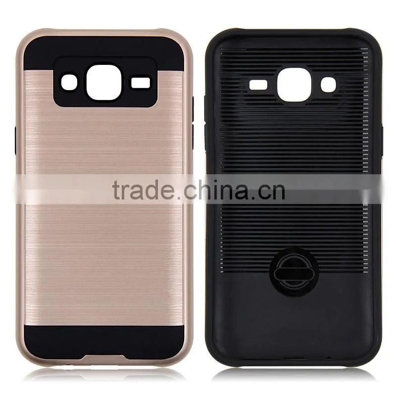 brush satin mobile phone cover for samsung galaxy j3