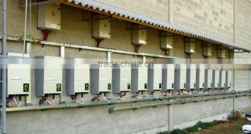 On grid PV system 9KW solar panel / inverter