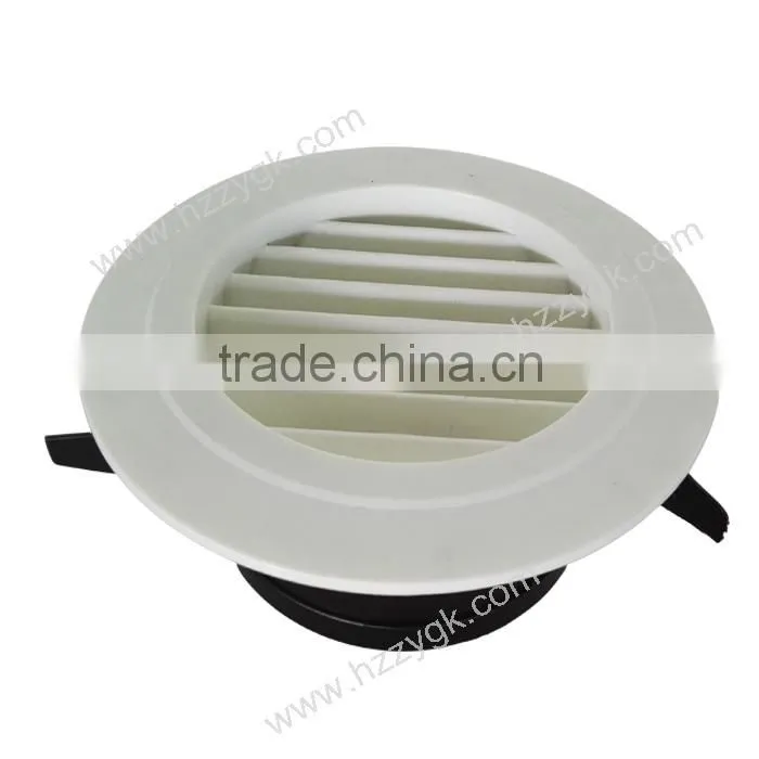 ABS Plastic Round Disc Dampers Ceiling Louver Air Diffusers