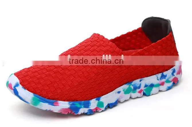 Fashion men's woven shoes , casual sport shoes