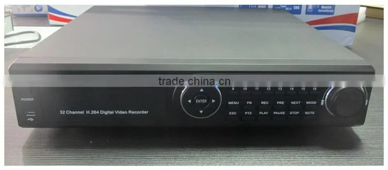 NVR-6032 Embedded LINUX OS onvif 32 channel nvr ,NVR system HDMI VGA Support mobile phone app