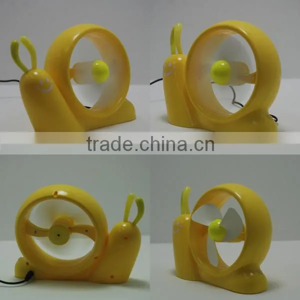 2014 Pretty snail Office Popular Portable Desktop Fan