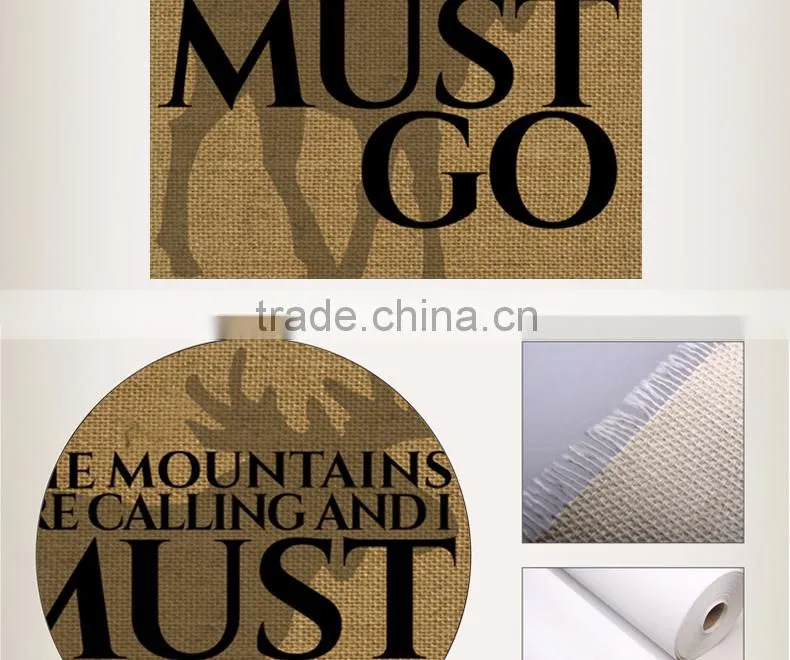 2016 new style popular letter painting with the competive price canvas