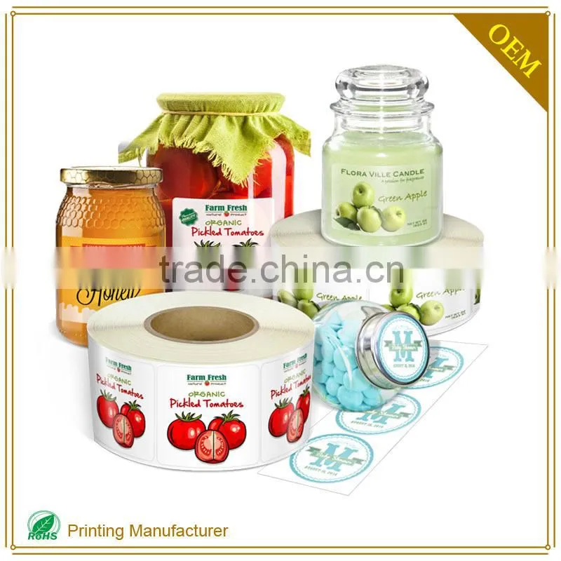 Cheaped High Quality Plastic Cup Label With Simple Design Supplier