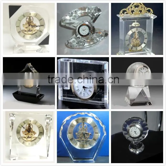 2016 Elegant Decorative Crystal Clock
