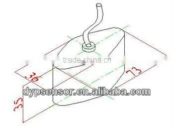 200KHz Ultrasonic Transducer for Water Depth MeasuringUltrasonic Transducer for Distance MeasurementWaterproof Ultrasonic Sensor